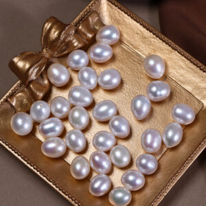 10mm Half Hole Water Drop Natural Freshwater Pearl