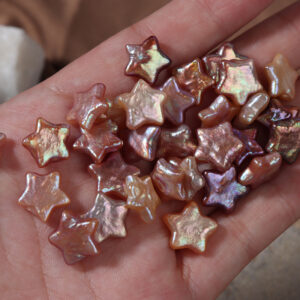 11-12mm Iridescent Baroque Star Freshwater Pearls for DIY