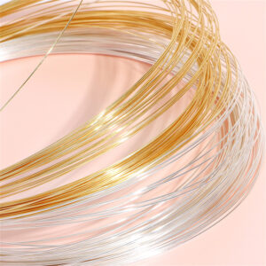 14k Gold and Silver Coated Soft Copper Molding Wire