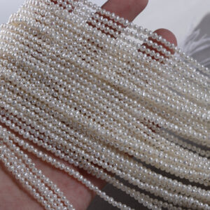 2-2.5mm High Luster Nucleus-Free Potato Freshwater Pearls