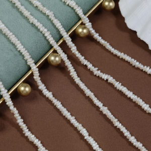 2-3mm Mini Irregular Keshi Baroque Freshwater Pearl String