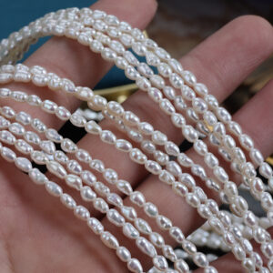 3-3.5mm Irregular Keshi High-Luster Pearls for Jewelry