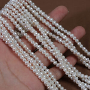 3.5-4mm High-Luster Potato Freshwater Pearls