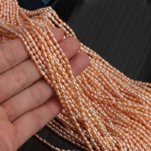 3mm Colorful Rice Freshwater Pearls