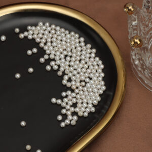 3mm Round Half-Drilled Freshwater Pearls