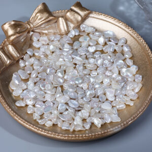 4-5mm French Petal Keshi Pearls No-Hole for Nail Art DIY