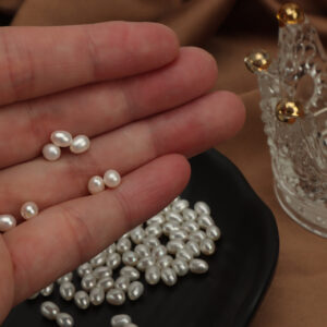 4mm High Quality Half-Hole Loose Natural Freshwater Pearls
