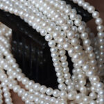 Perles d'eau douce rondes naturelles sans noyau de 5 à 5,5 mm, disponibles en vrac