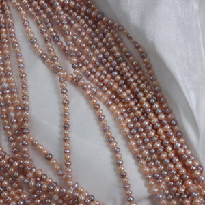 5mm Nucleus-Free Candy Oval Freshwater Pearls 40cm