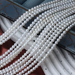 5mm-Round-Nucleated-Natural-Freshwater-Pearl-Necklace-Loose-Beads