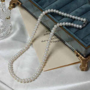 Freshwater Pearl Necklace with S925 Silver Clasp
