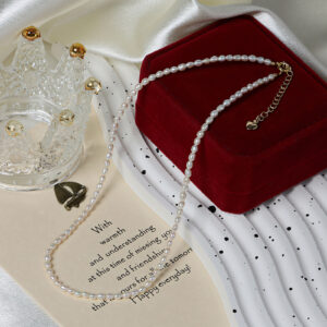 Delicate Small Freshwater Pearl Choker Necklace