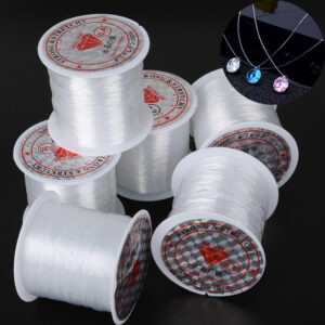 Handmade Beads Invisible Transparent Non-elastic Thread