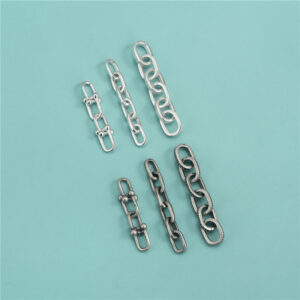 Halbfertige, hufeisenförmige Kette aus 925er Silber