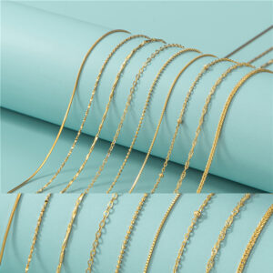 Kette aus 925er Sterlingsilber, vergoldet