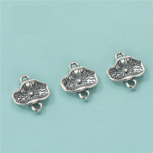 S925 Sterling Silver Lotus Bracelet Charm