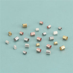 Perles d'espacement tubulaires en argent sterling S925