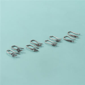 S925 Sterling Silver Vintage Four-Leaf Clover Earring Hooks