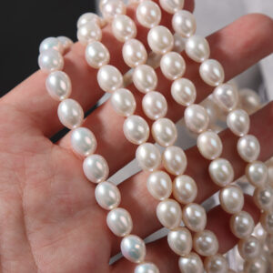 Perles d'eau douce naturelles de 7 mm à fort lustre