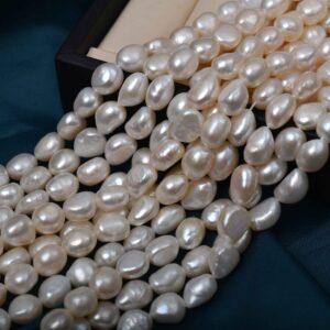 10-11mm Button Baroque Freshwater Cultured Pearls