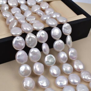 12-13 mm Knopfbarock-Süßwasserzuchtperlen