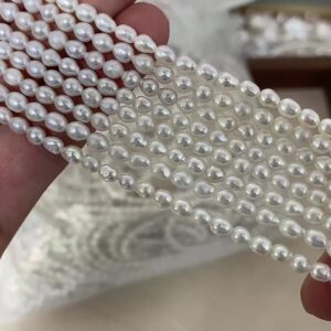 3-5mm Freeform White Cultured Freshwater Pearls