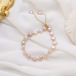 Freshwater Pink Pearl Adjustable Bracelet