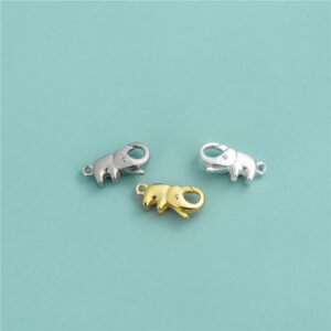 S925 Silver Elephant Clasp for Pearl Necklace