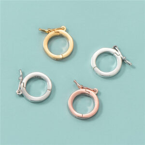 S925 Silver Necklace Clasp Connector for Pendant and Bracelet