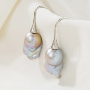 Pendientes de perla barroca de plata 925 al por mayor