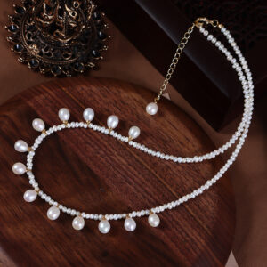 Wholesale Freshwater Teardrop Pearl Necklace