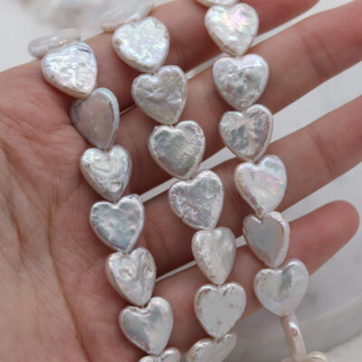11mm Strong Heart-Shaped Baroque Freshwater Pearl