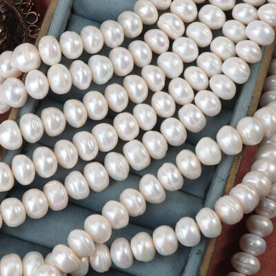 Perlas de agua dulce gigantes de 11-12 mm sin núcleo natural
