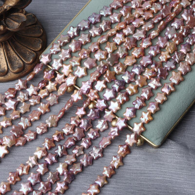 11-12mm Natural Iridescent Star Baroque Freshwater Pearls