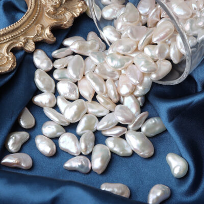 Perlas de agua dulce naturales de forma libre de 11 mm