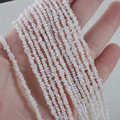 2-3mm Natural Non Nucleated Irregular Freshwater Pearls