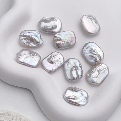 13-15mm Slightly Flawed Rectangular Freshwater Pearls