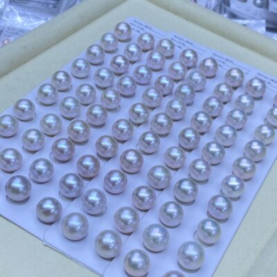 14-15mm Large Round White Freshwater Pearls