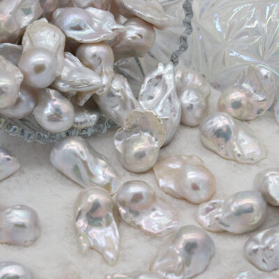 14-16 mm 5A Freiform-Barock-Süßwasserperlen