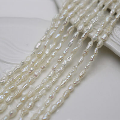 2-5mm Wild Natural Rice Freshwater Pearls