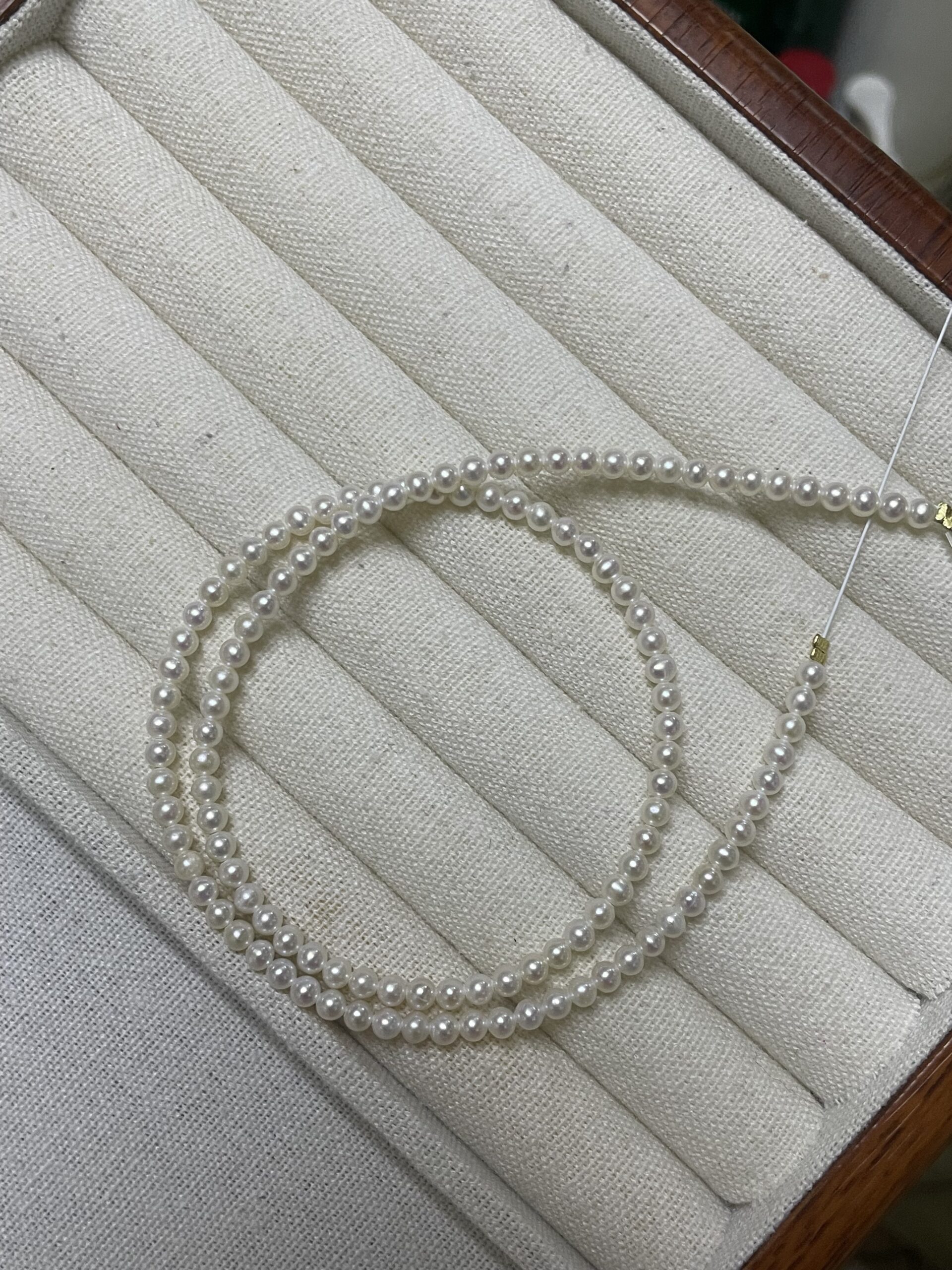 3.5-4mm Near-Round Freshwater Pearls Loose Beads photo review