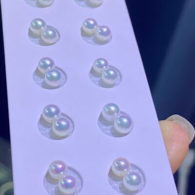 4-5mm 6A White High Quality Round Freshwater Pearls