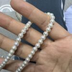 Revue photo des perles d'eau douce naturelles rondes sans noyau de 5 à 5,5 mm