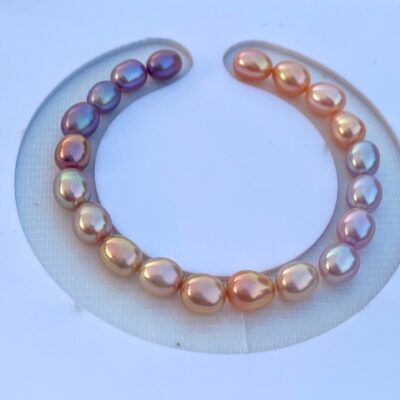 6-7mm Selected Natural Gradient Bracelet Freshwater Pearls