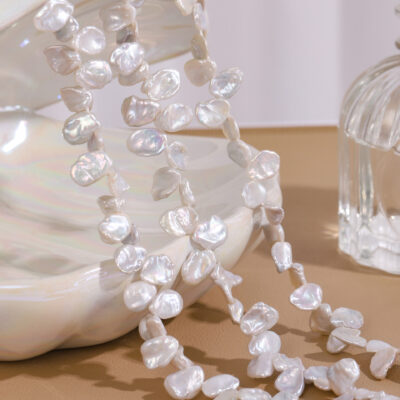 8-10mm High Quality Petal Keshi Pearls