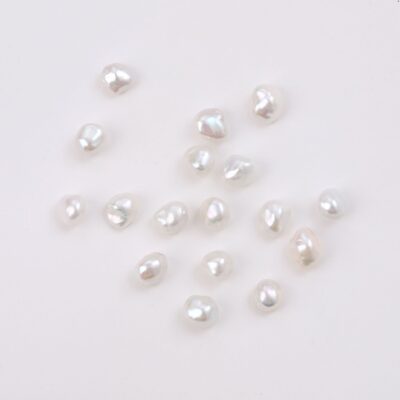 Perlas de agua dulce naturales de forma libre de 9-10 mm