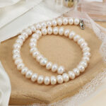 Collier de perles d'eau douce naturelles sans perles - Détails - Afficher