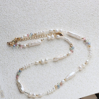 Biwa-Baroque-Freshwater-Pearl-Crystal-Collar-Necklace-Over-Details
