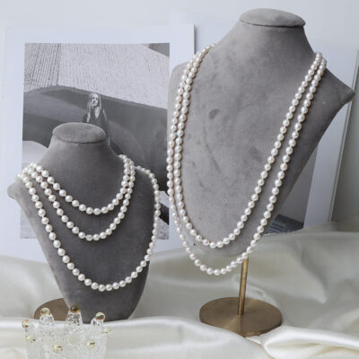 French-Freshwater-Pearl-Layered-Knotted-Necklace-Details