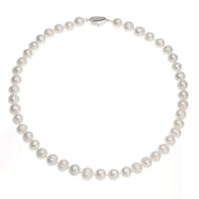 Knotted-Freshwater-Pearl-Necklace-Ingot-Clasp-Details